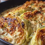 Creamy Oven-Baked Cabbage with Indulgent Parmesan Cream Sauce