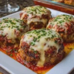 Cheesy Baked Italian Mini Meatloaves