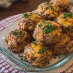 Southern 3-Ingredient Beef Sausage Cheese Balls