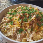 Million Dollar Crockpot Chicken Casserole