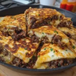 Melted Beef Quesadillas