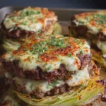 Cheesy Beef and Cabbage Steaks