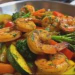 Mustard Shrimp and Vegetables