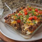 Low Carb High Protein Philly Cheesesteak Casserole