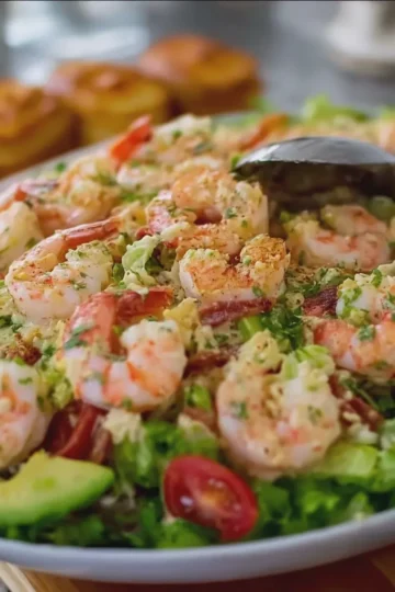 Loaded Shrimp and Seafood Salad
