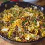 Cabbage and Beef Skillet