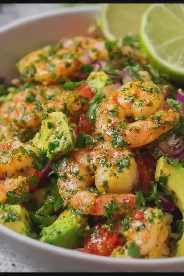Zesty Lime Shrimp and Avocado Salad