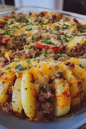 Ground Beef and Potato Casserole