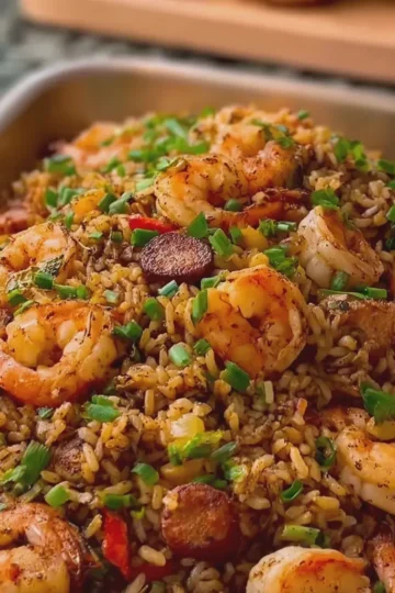 Dirty Rice with Seafood