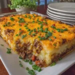 Ground Beef and Potato Casserole