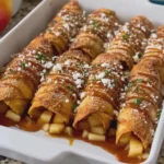 Caramel Apple Pie Taquitos